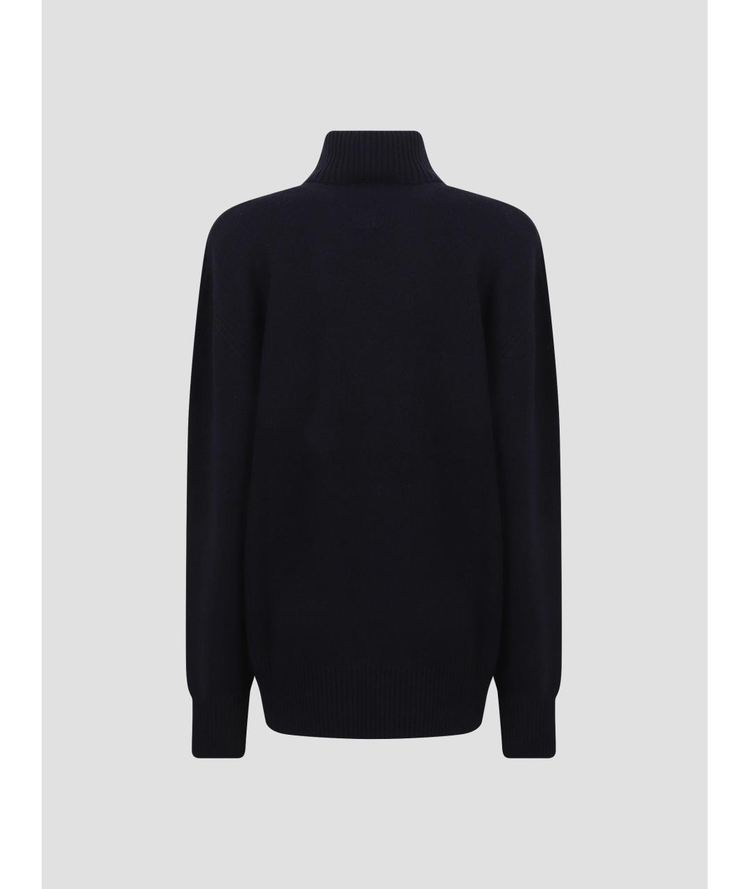 TOTEME Темно-синий кашемировый джемпер / свитер, фото 2