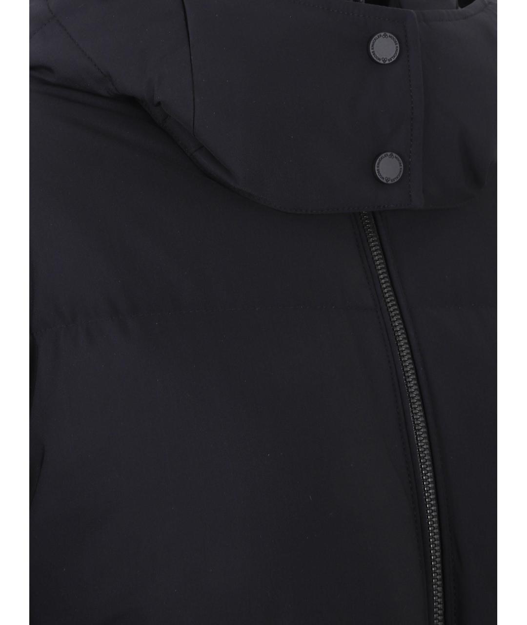 MOOSE KNUCKLES Черный полиамидовый пуховик, фото 3