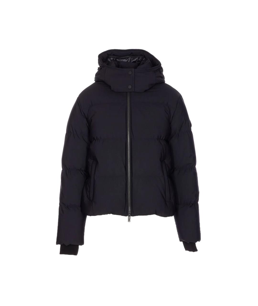 MOOSE KNUCKLES Черный полиамидовый пуховик, фото 1