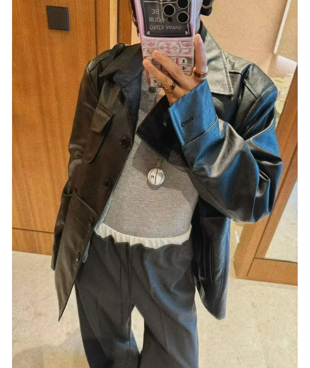 CHANEL Белая металлическая подвеска, фото 4