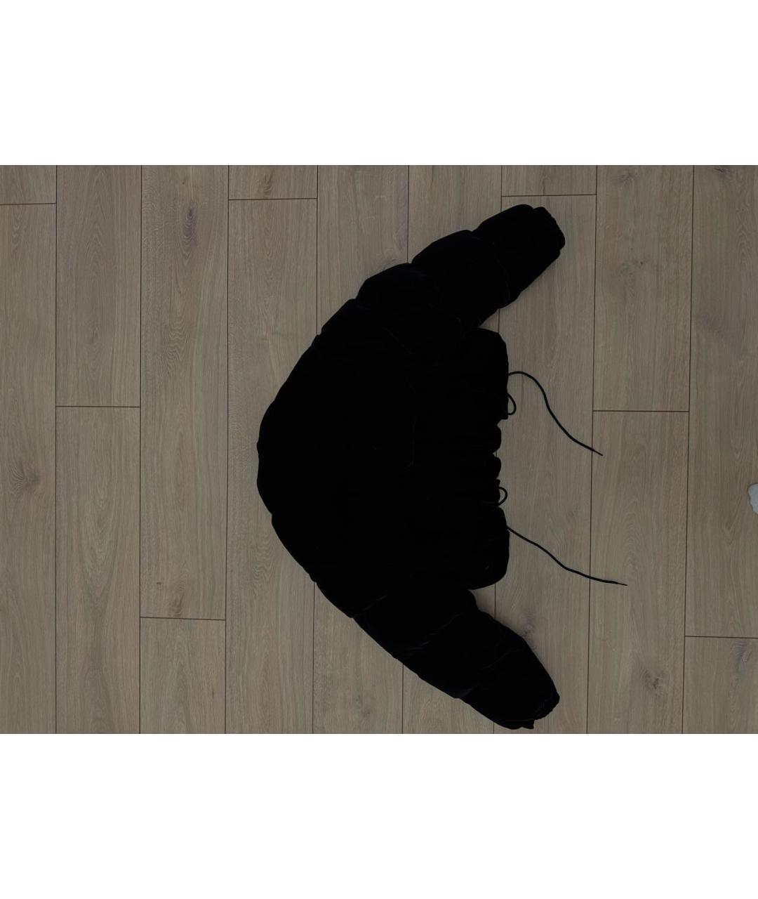 PRADA Черный бархатный пуховик, фото 2