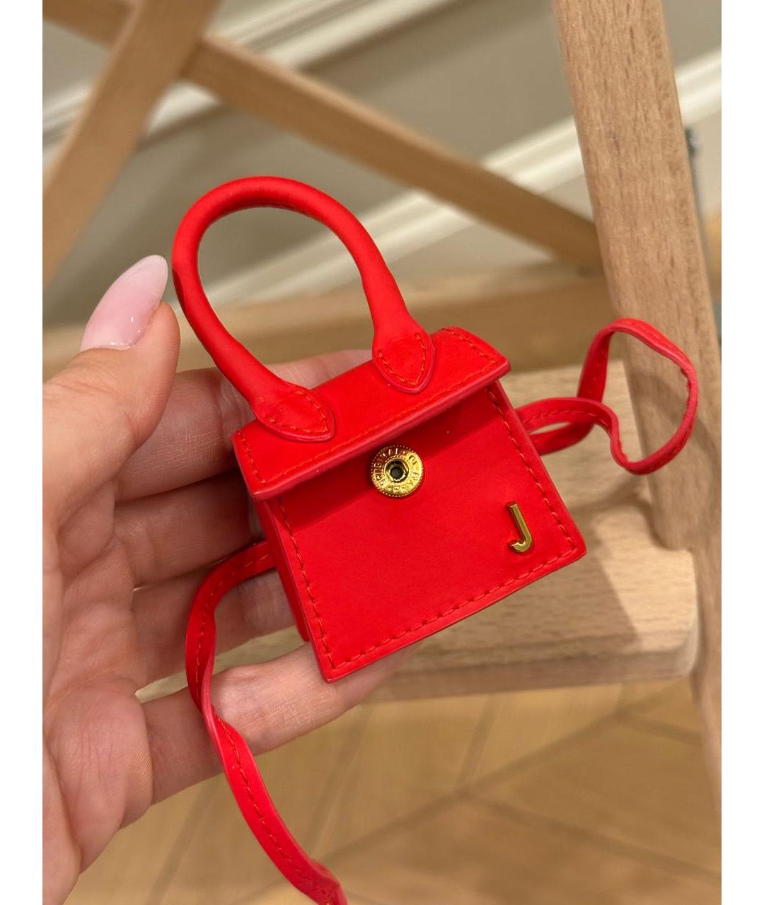 JACQUEMUS Красный брелок, фото 5