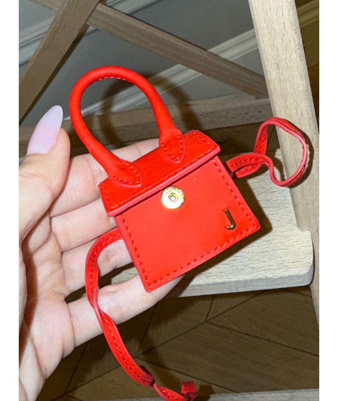 JACQUEMUS Красный брелок, фото 6