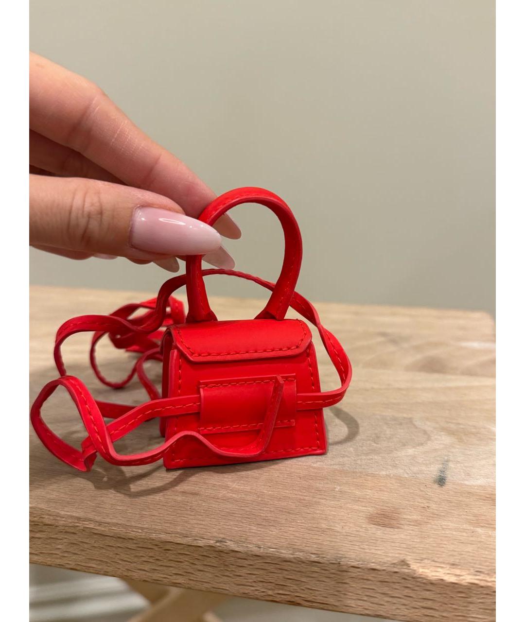 JACQUEMUS Красный брелок, фото 3