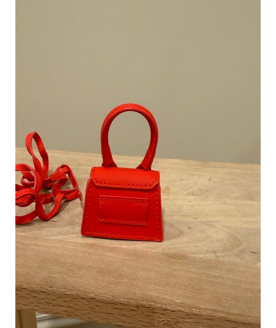 JACQUEMUS Красный брелок, фото 2