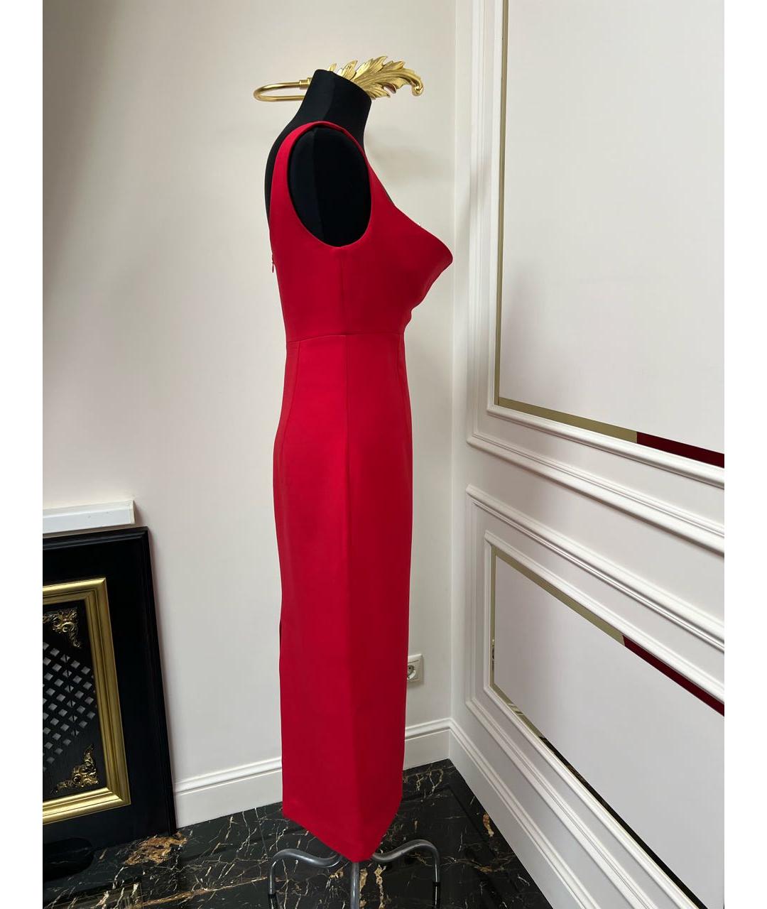 ROLAND MOURET Красное коктейльное платье, фото 5