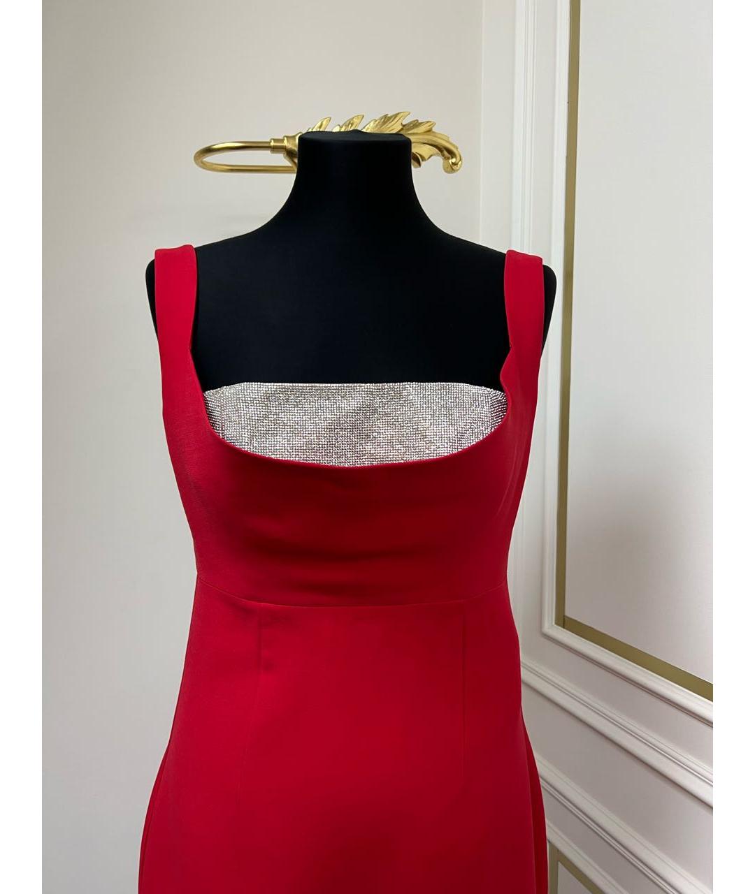 ROLAND MOURET Красное коктейльное платье, фото 4