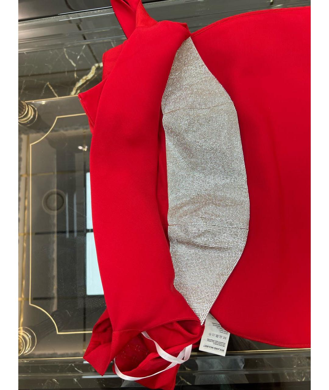 ROLAND MOURET Красное коктейльное платье, фото 6