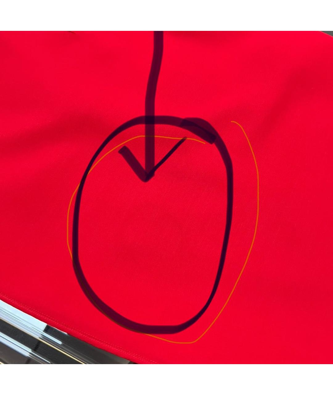 ROLAND MOURET Красное коктейльное платье, фото 8