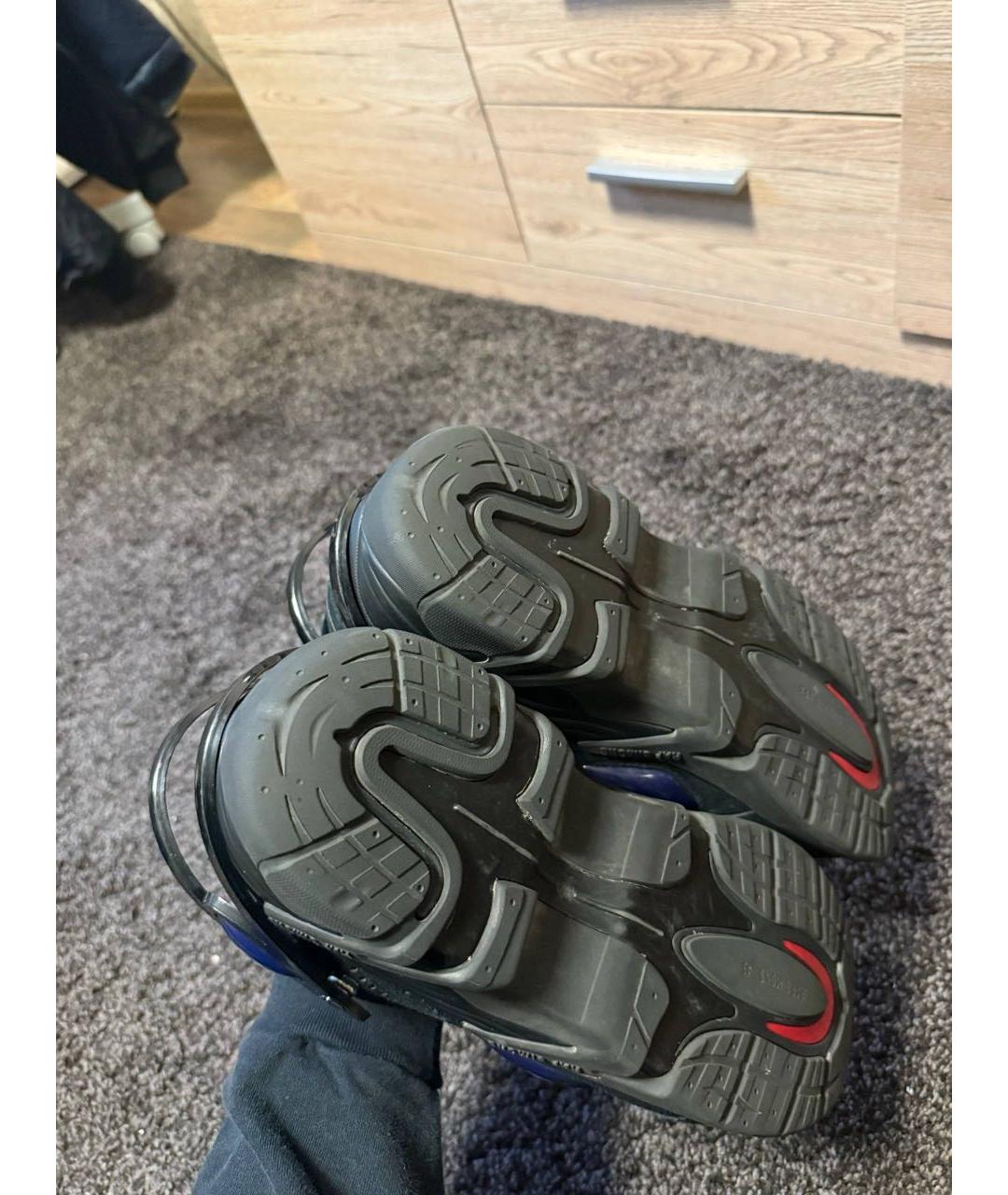 RAF SIMONS Черные низкие кроссовки / кеды, фото 3