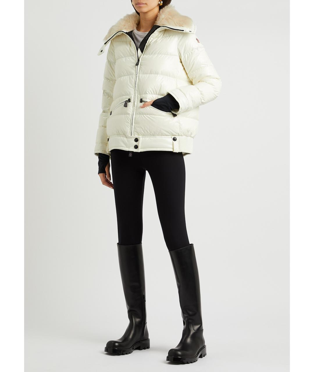 MONCLER GRENOBLE Бежевый пуховик, фото 2