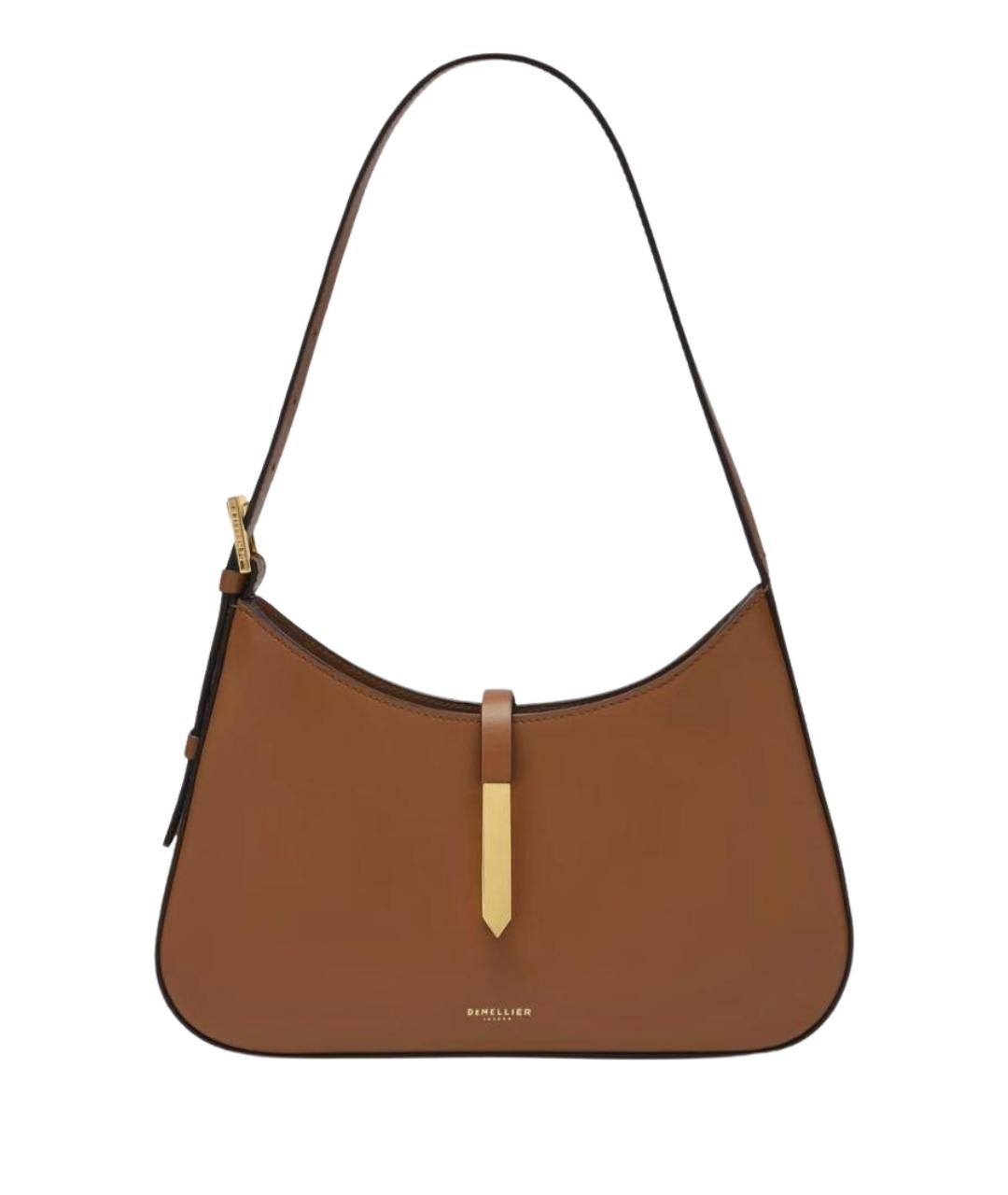 DEMELLIER Коричневая кожаная сумка через плечо, фото 1