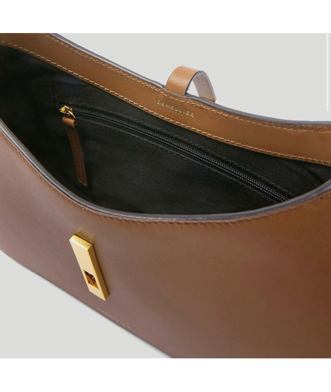 DEMELLIER Коричневая кожаная сумка через плечо, фото 5