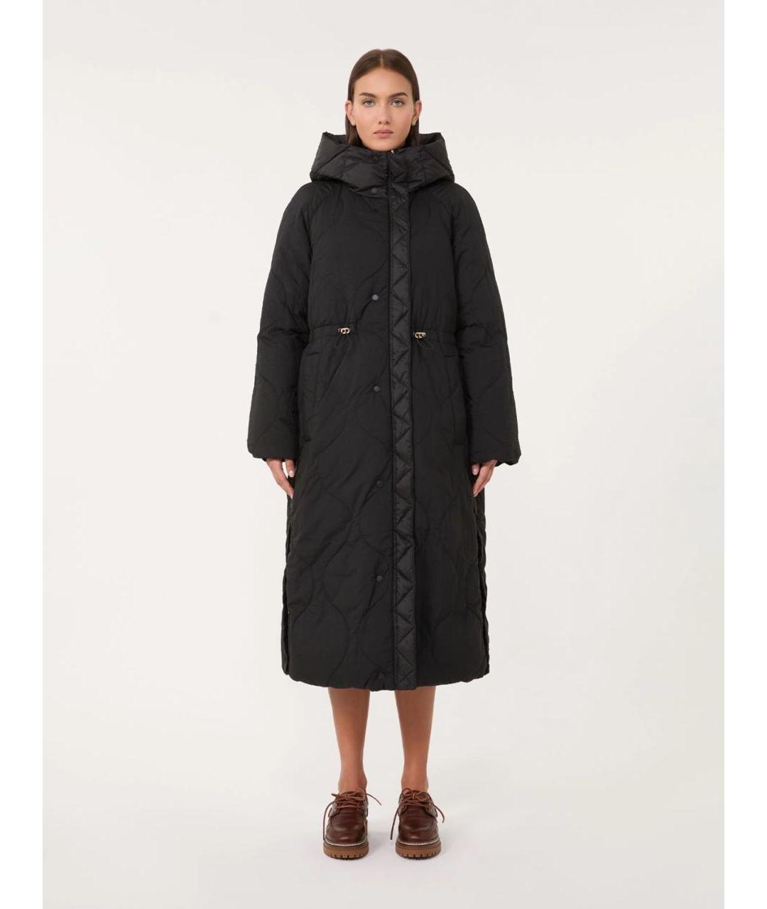 WEEKEND MAX MARA Черный пуховик, фото 3