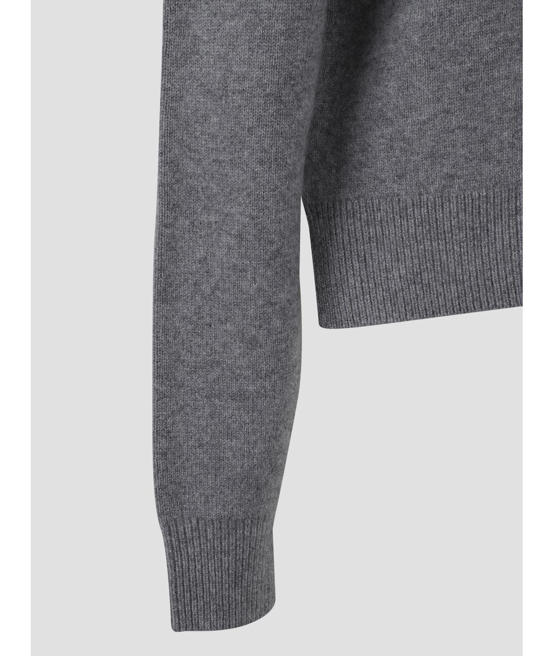 TOTEME Серый кашемировый джемпер / свитер, фото 3