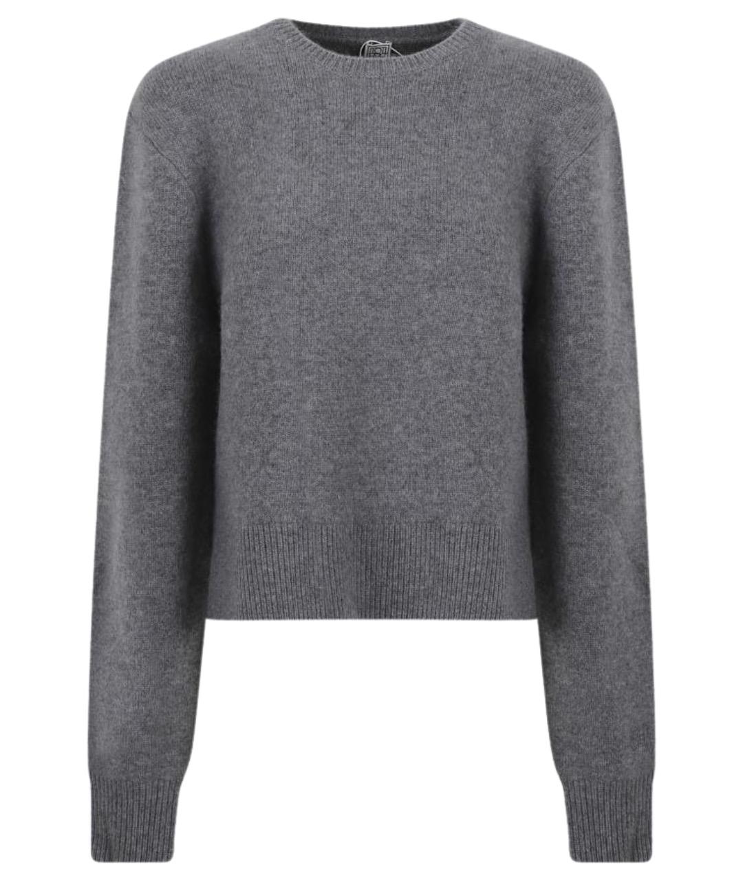 TOTEME Серый кашемировый джемпер / свитер, фото 1