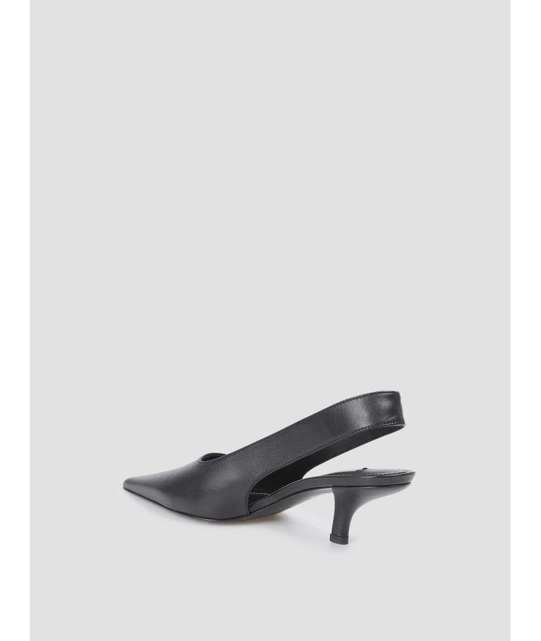 TOTEME Черные кожаные туфли, фото 2