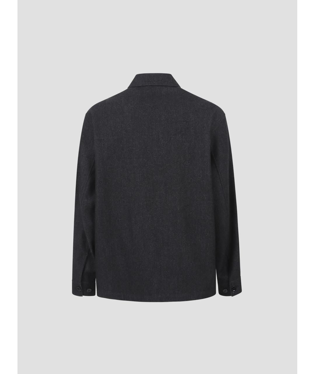 LEMAIRE Черная шерстяная куртка, фото 2