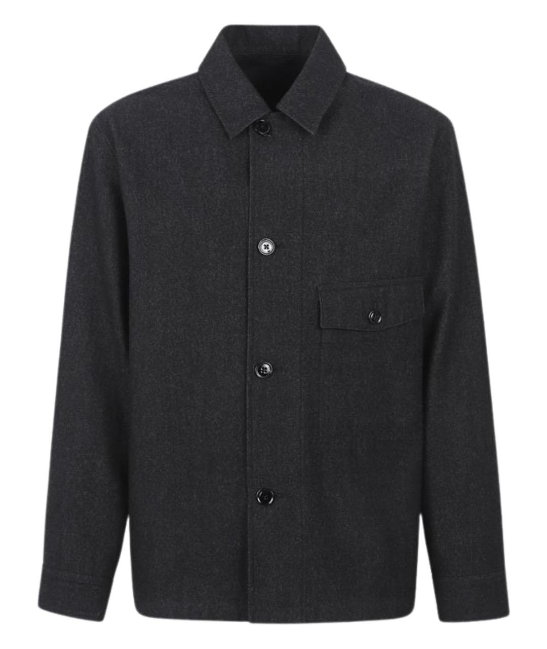 LEMAIRE Черная шерстяная куртка, фото 1