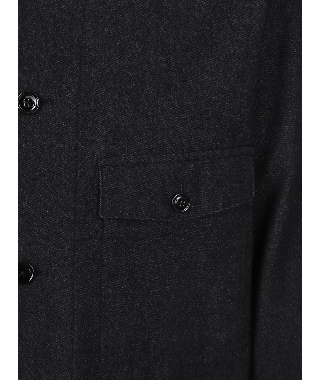 LEMAIRE Черная шерстяная куртка, фото 3