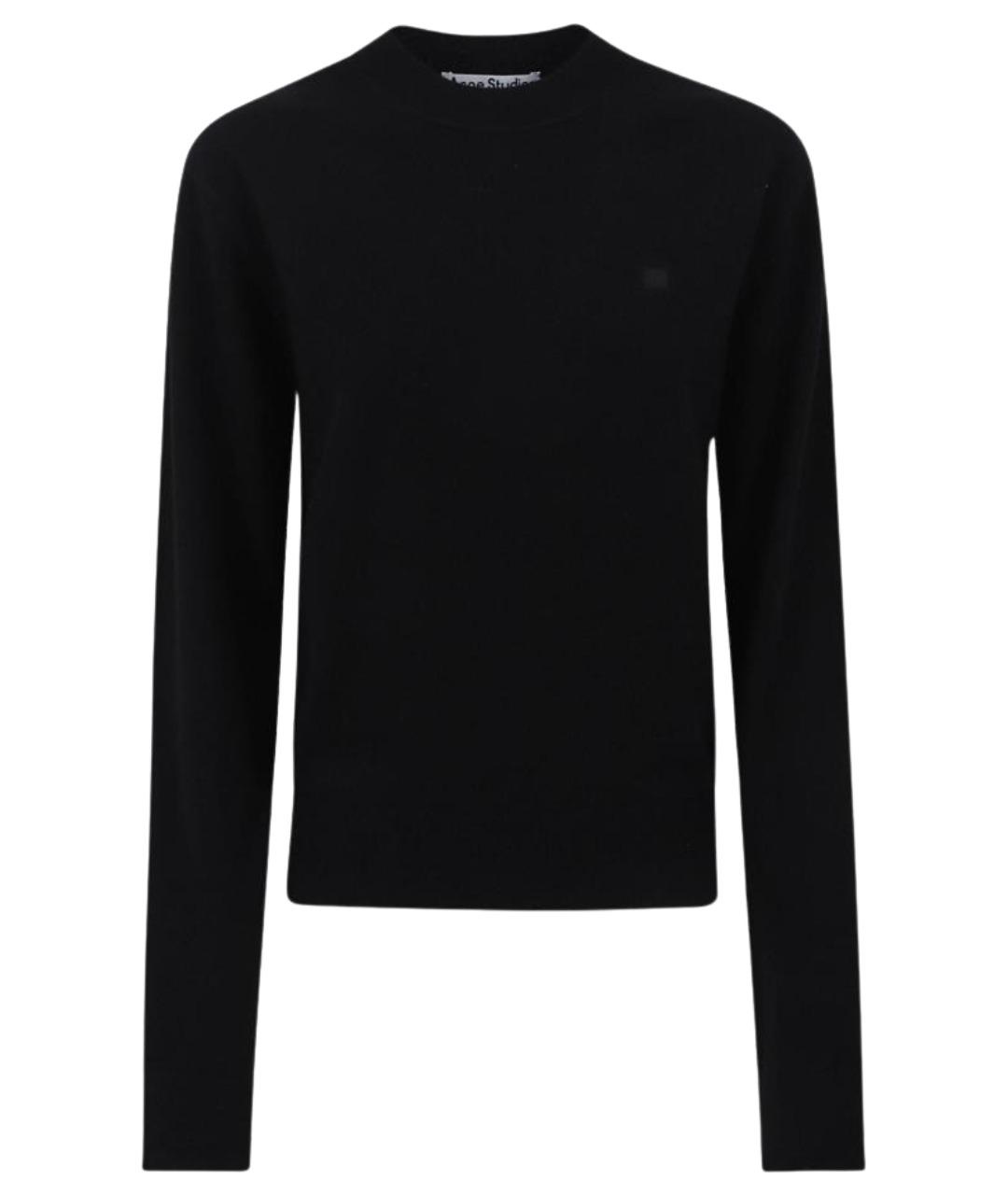 ACNE STUDIOS Черный шерстяной джемпер / свитер, фото 1