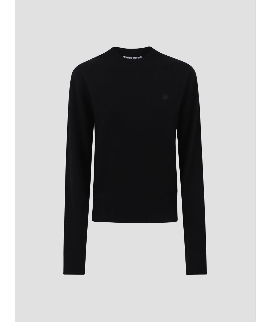 ACNE STUDIOS Черный шерстяной джемпер / свитер, фото 4