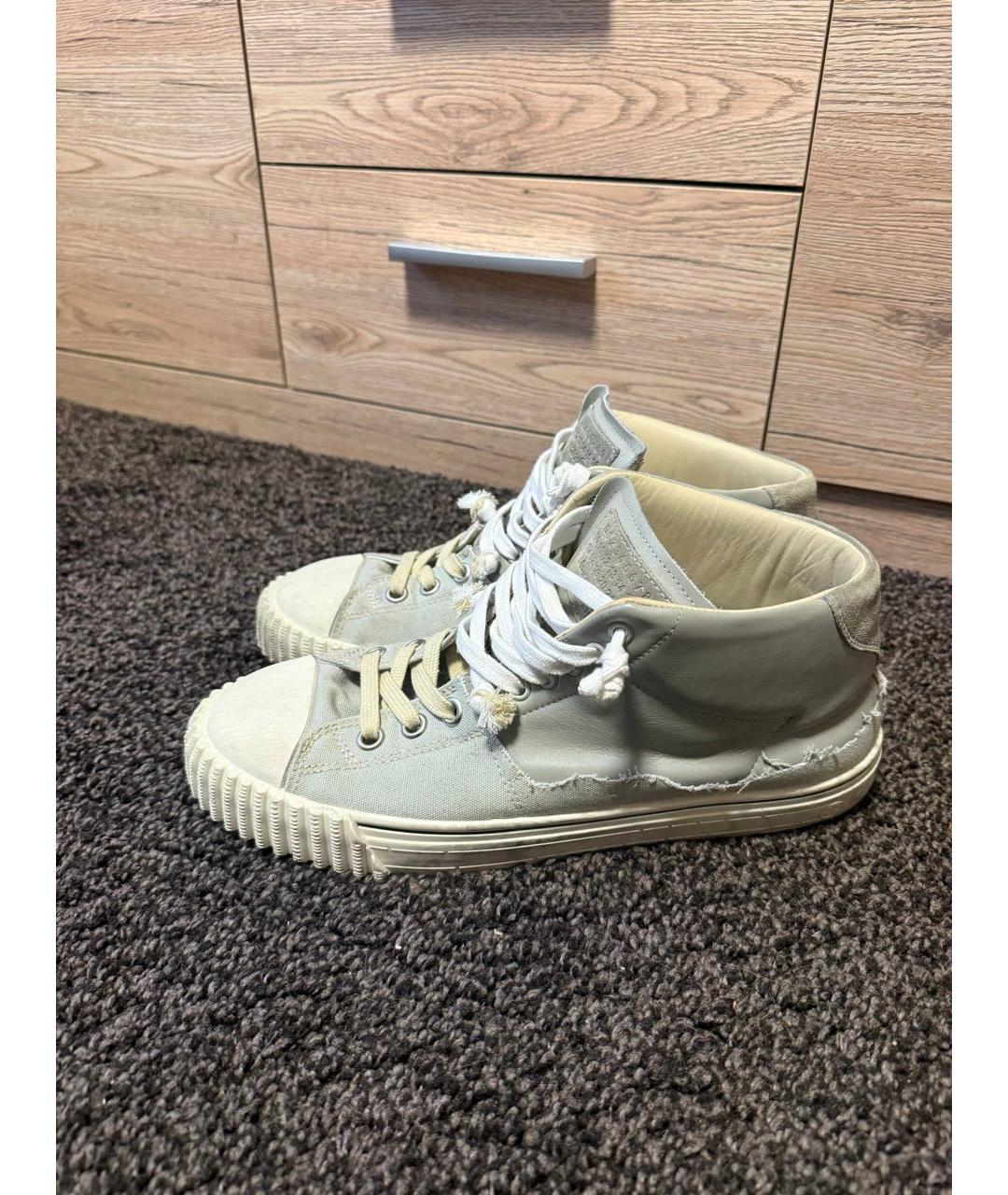 MAISON MARGIELA Мульти высокие кроссовки / кеды, фото 6