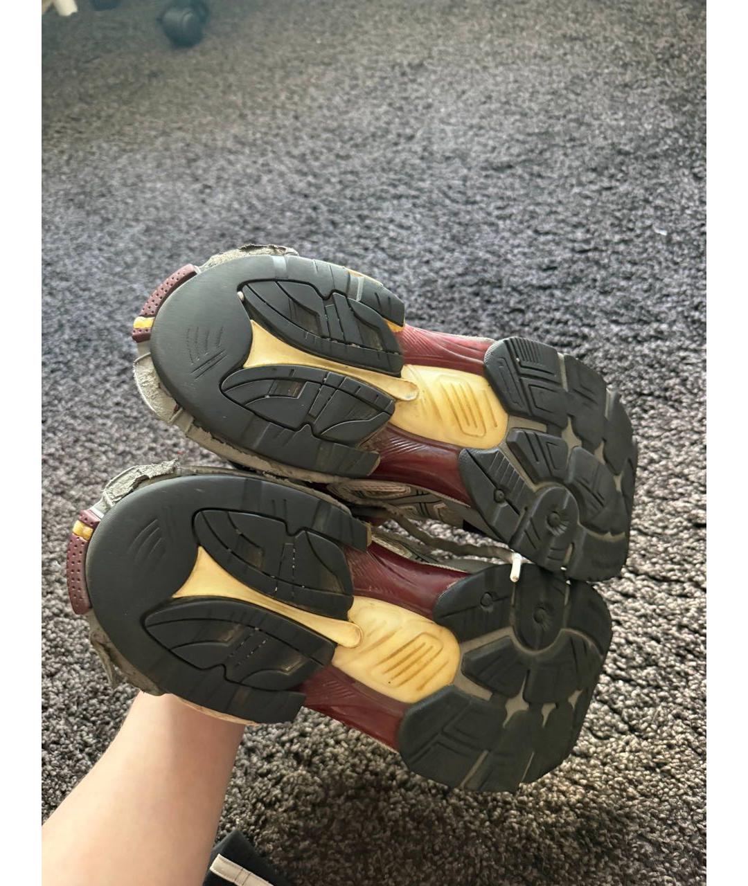 BALENCIAGA Мульти текстильные высокие кроссовки / кеды, фото 3