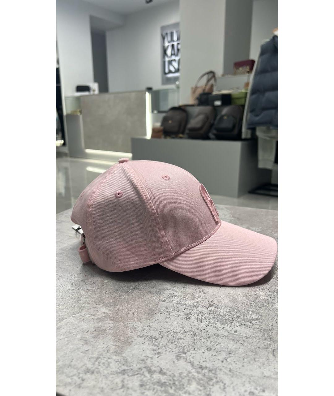 FURLA Розовая хлопковая кепка, фото 2