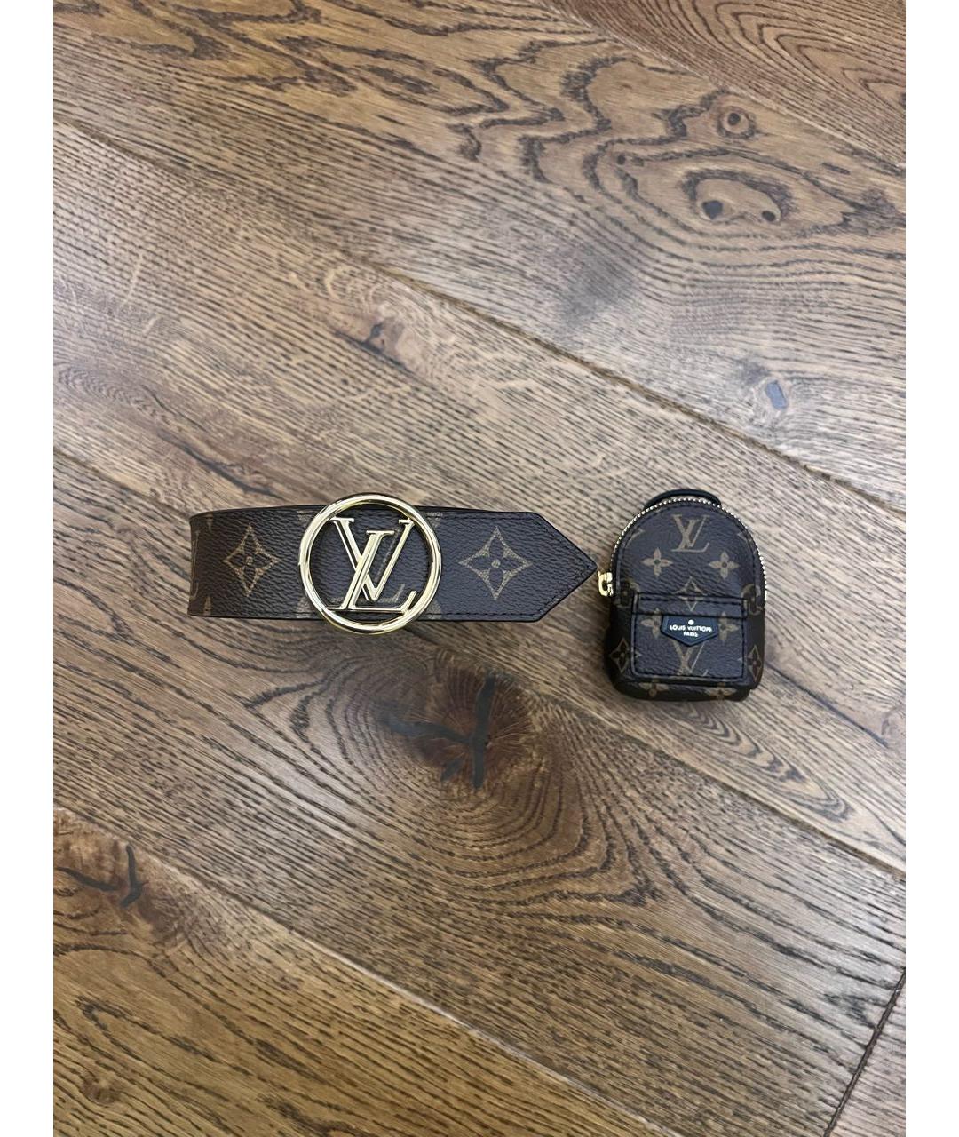 LOUIS VUITTON Коричневый ремень, фото 6