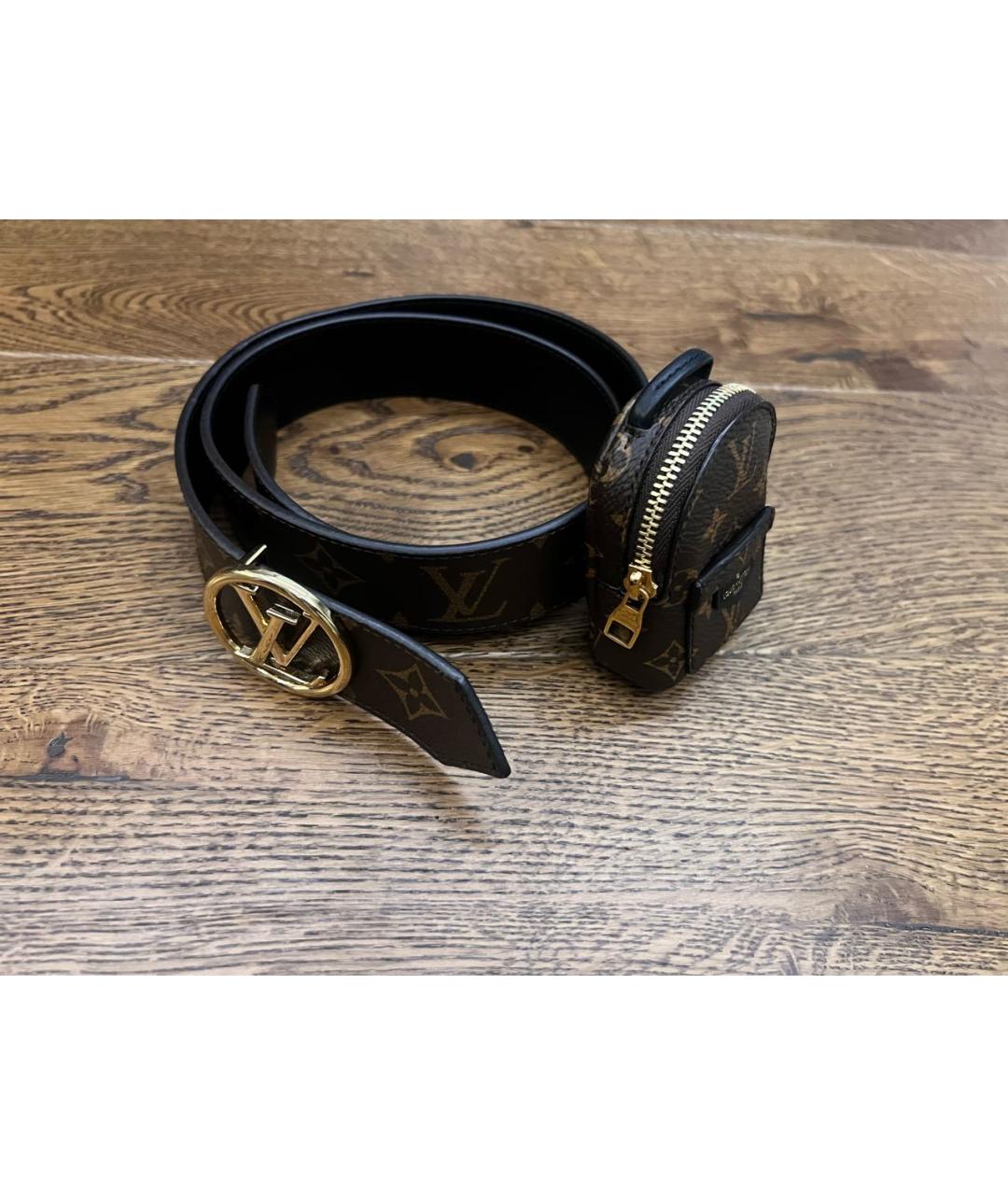 LOUIS VUITTON Коричневый ремень, фото 2