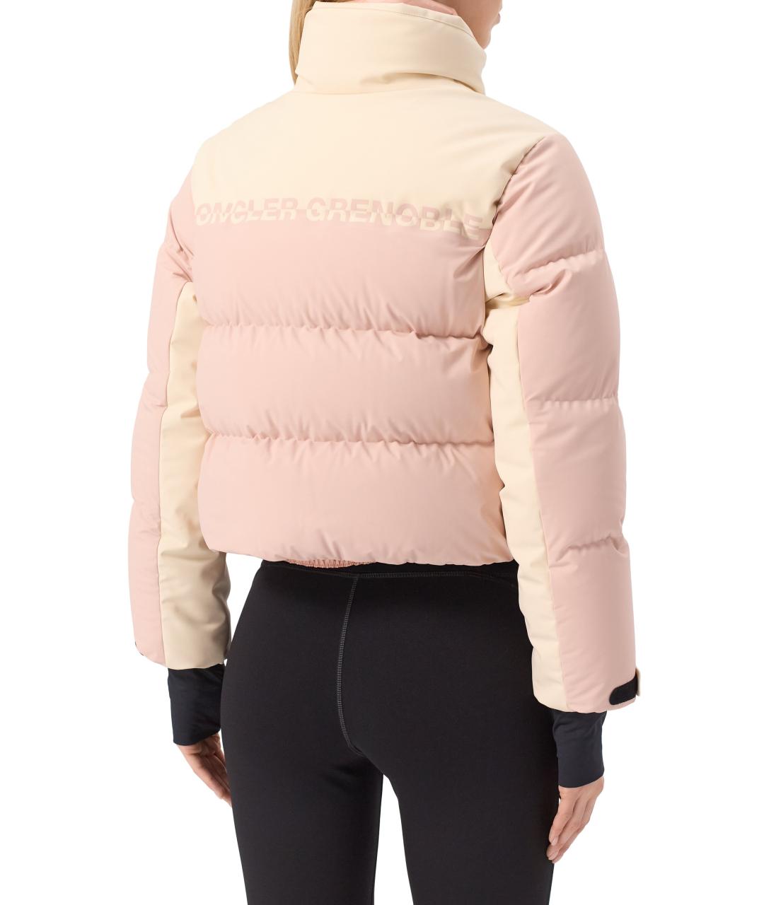MONCLER GRENOBLE Розовый пуховик, фото 3