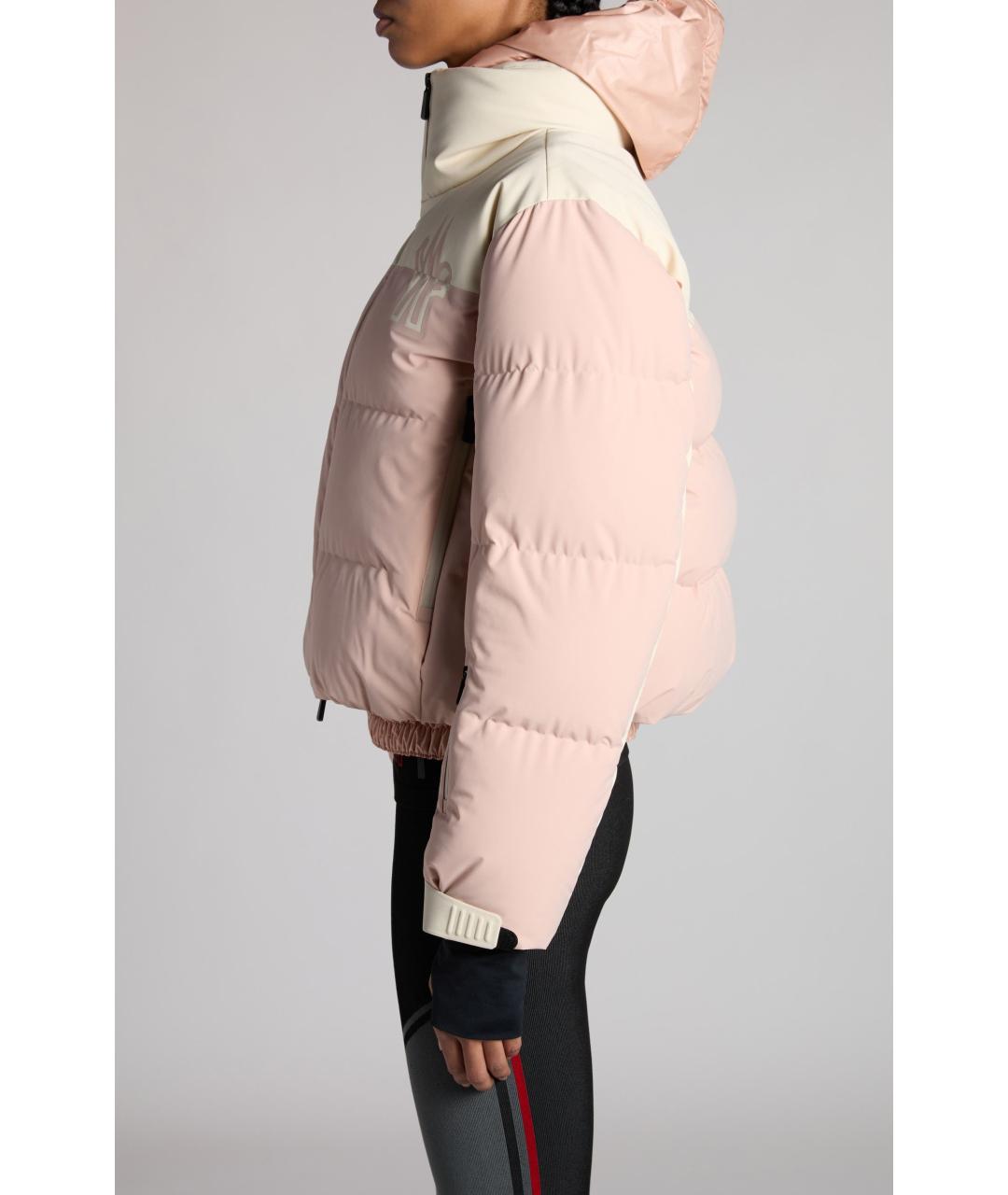 MONCLER GRENOBLE Розовый пуховик, фото 7