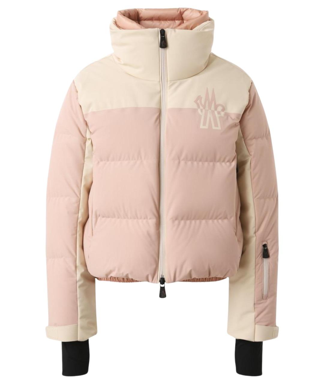 MONCLER GRENOBLE Розовый пуховик, фото 1