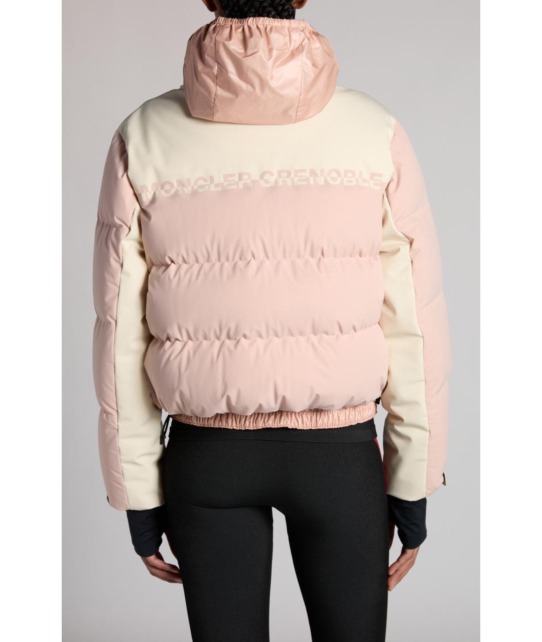 MONCLER GRENOBLE Розовый пуховик, фото 8