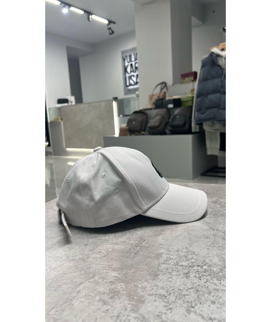 HUGO BOSS Белая хлопковая кепка, фото 2