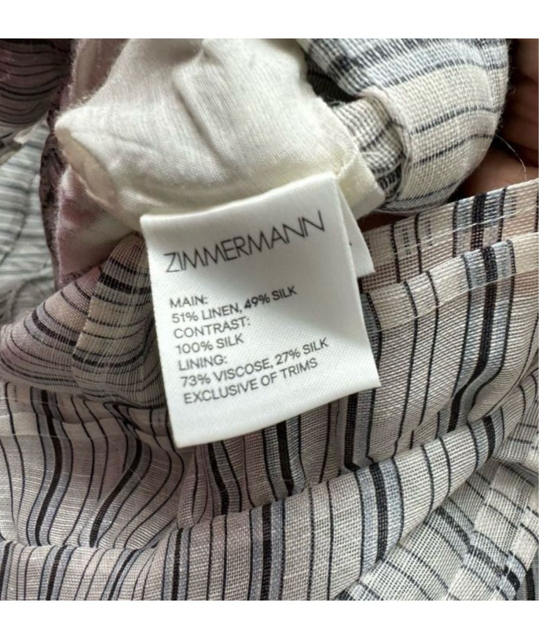 ZIMMERMANN Мульти льняной сарафан, фото 6