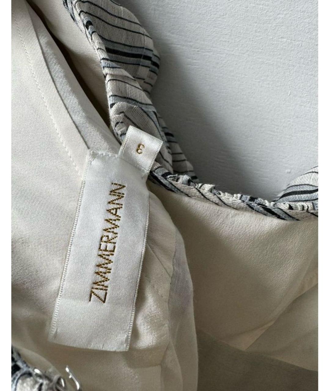 ZIMMERMANN Мульти льняной сарафан, фото 3