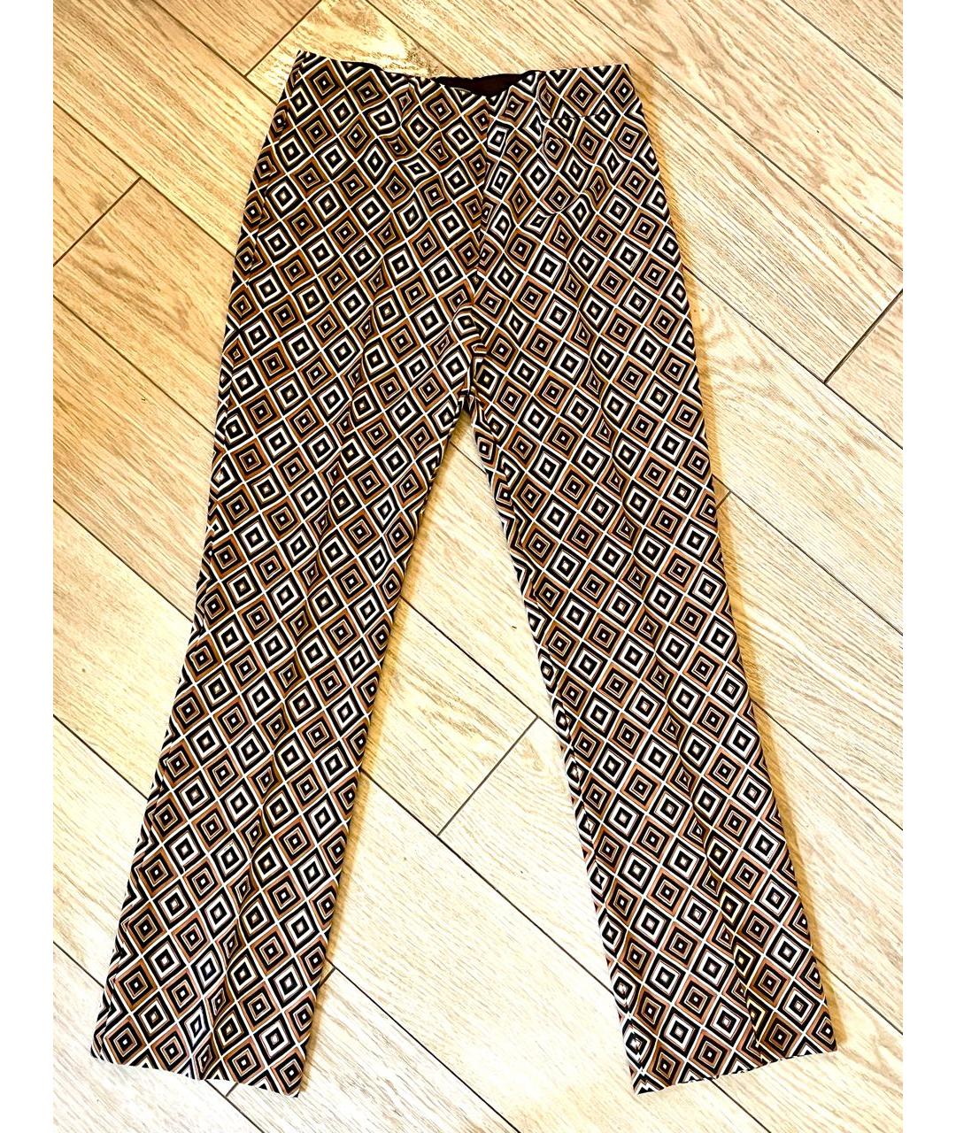 PRADA Мульти прямые брюки, фото 9