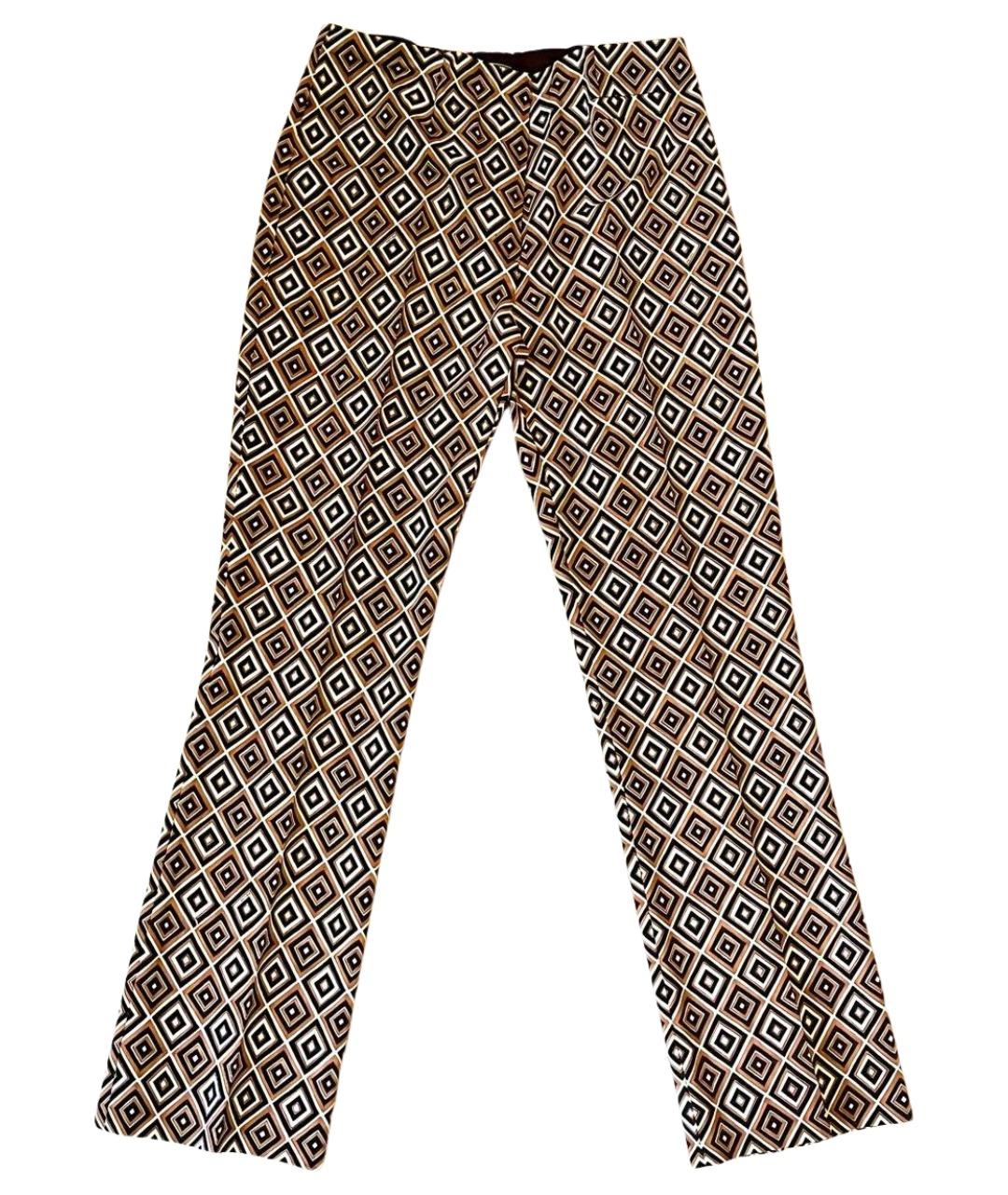 PRADA Мульти прямые брюки, фото 1