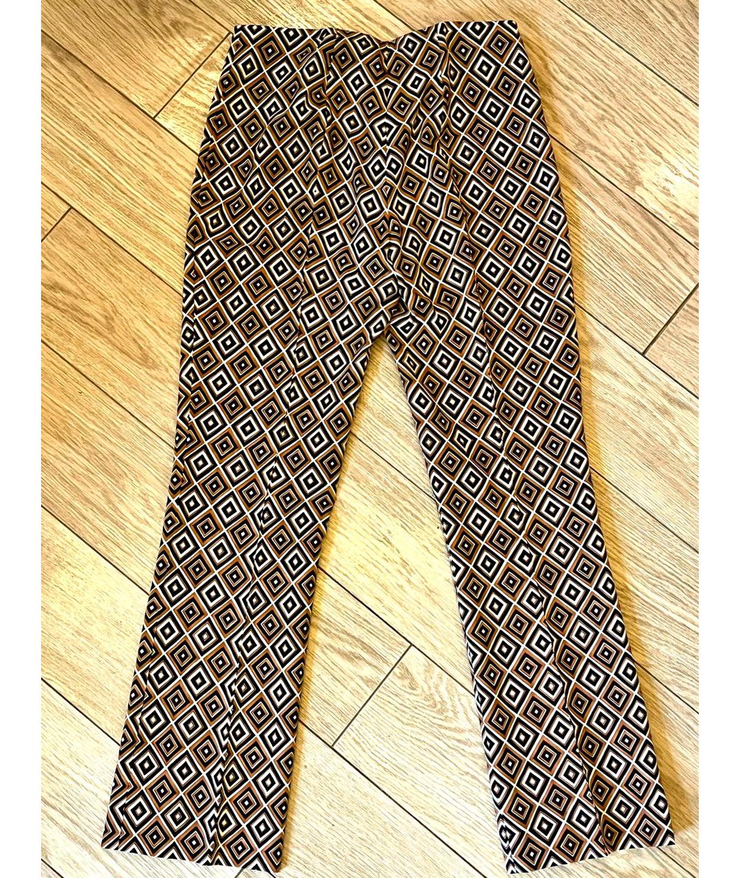 PRADA Мульти прямые брюки, фото 2