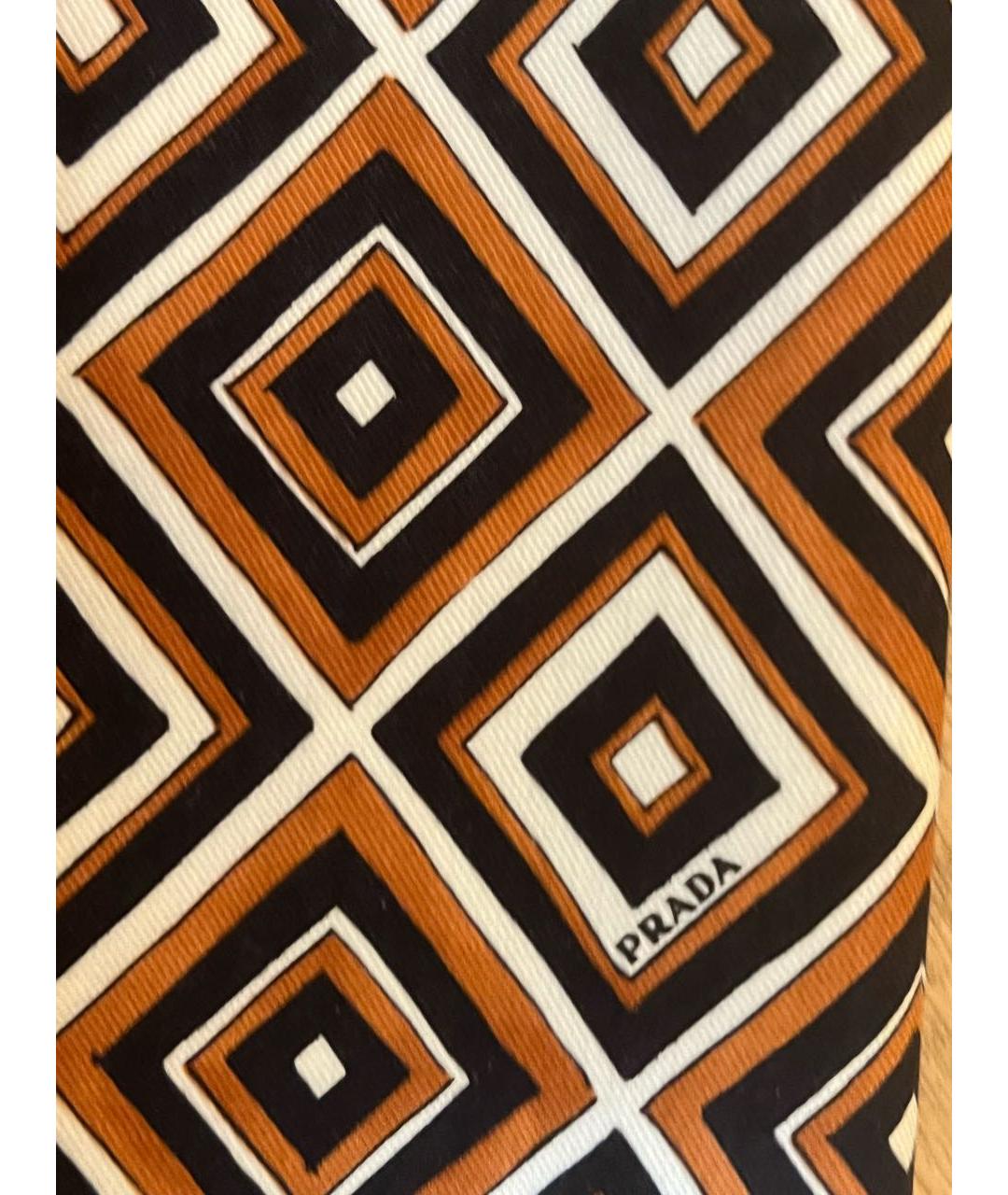 PRADA Мульти прямые брюки, фото 7