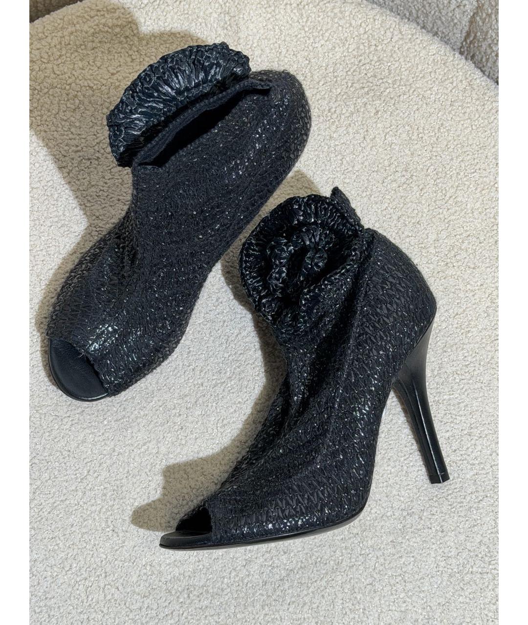 DOLCE&GABBANA Черные текстильные туфли, фото 5