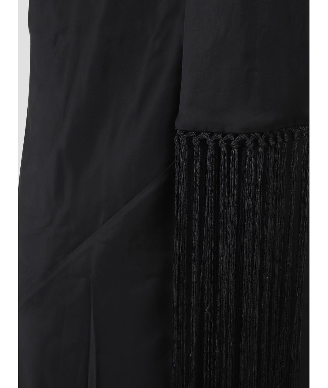 ACNE STUDIOS Черное вискозное вечернее платье, фото 3