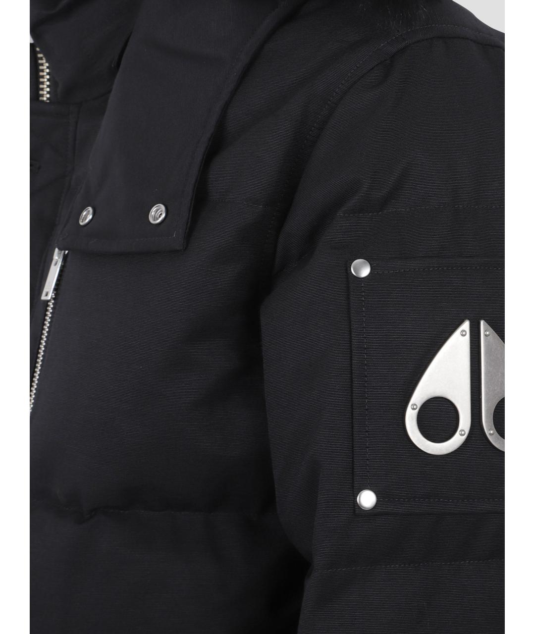 MOOSE KNUCKLES Черная хлопковая куртка, фото 3