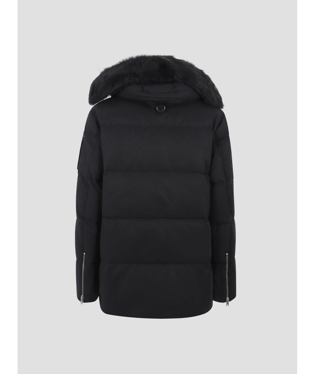 MOOSE KNUCKLES Черная хлопковая куртка, фото 2