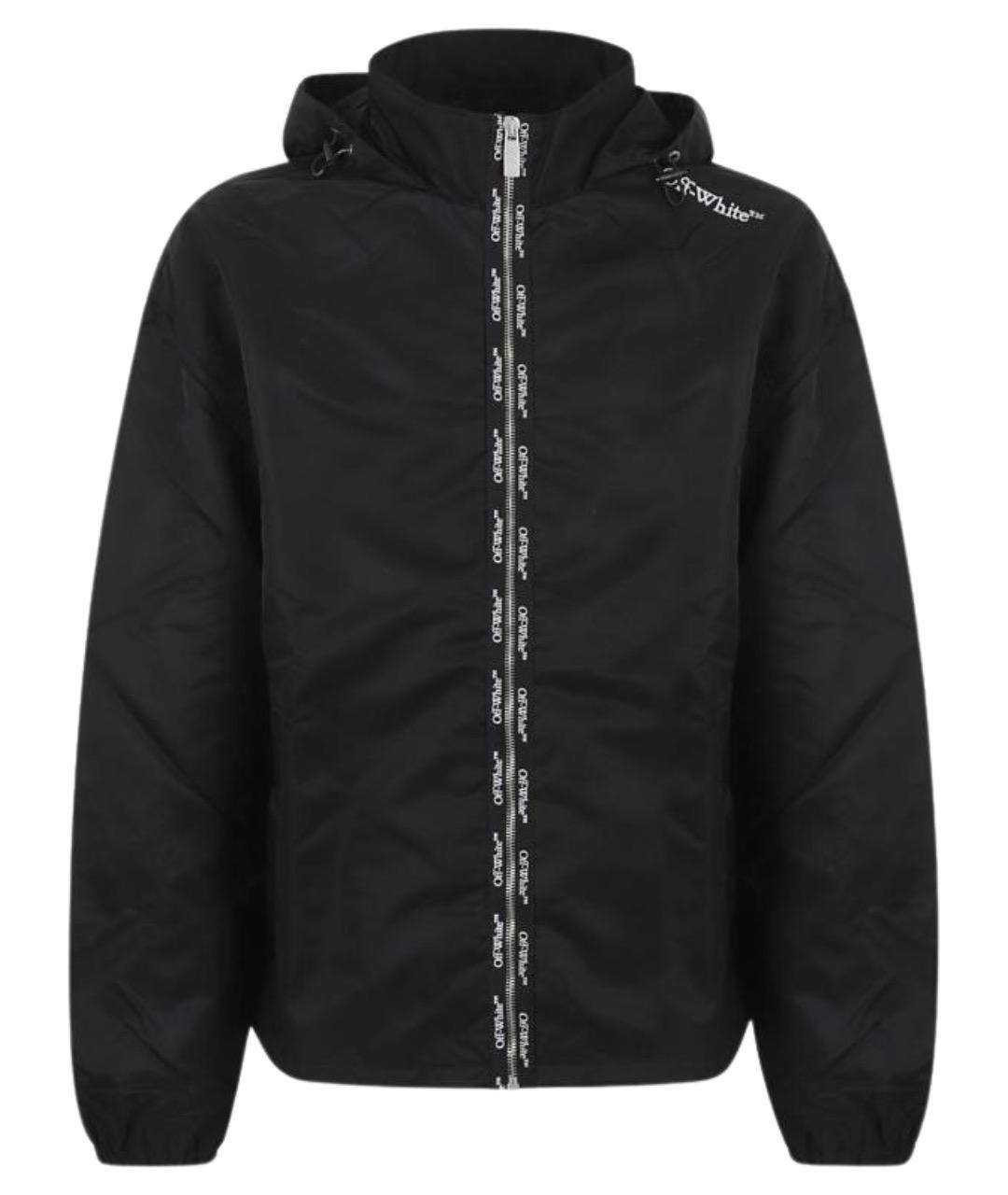 OFF-WHITE Черная полиамидовая куртка, фото 1