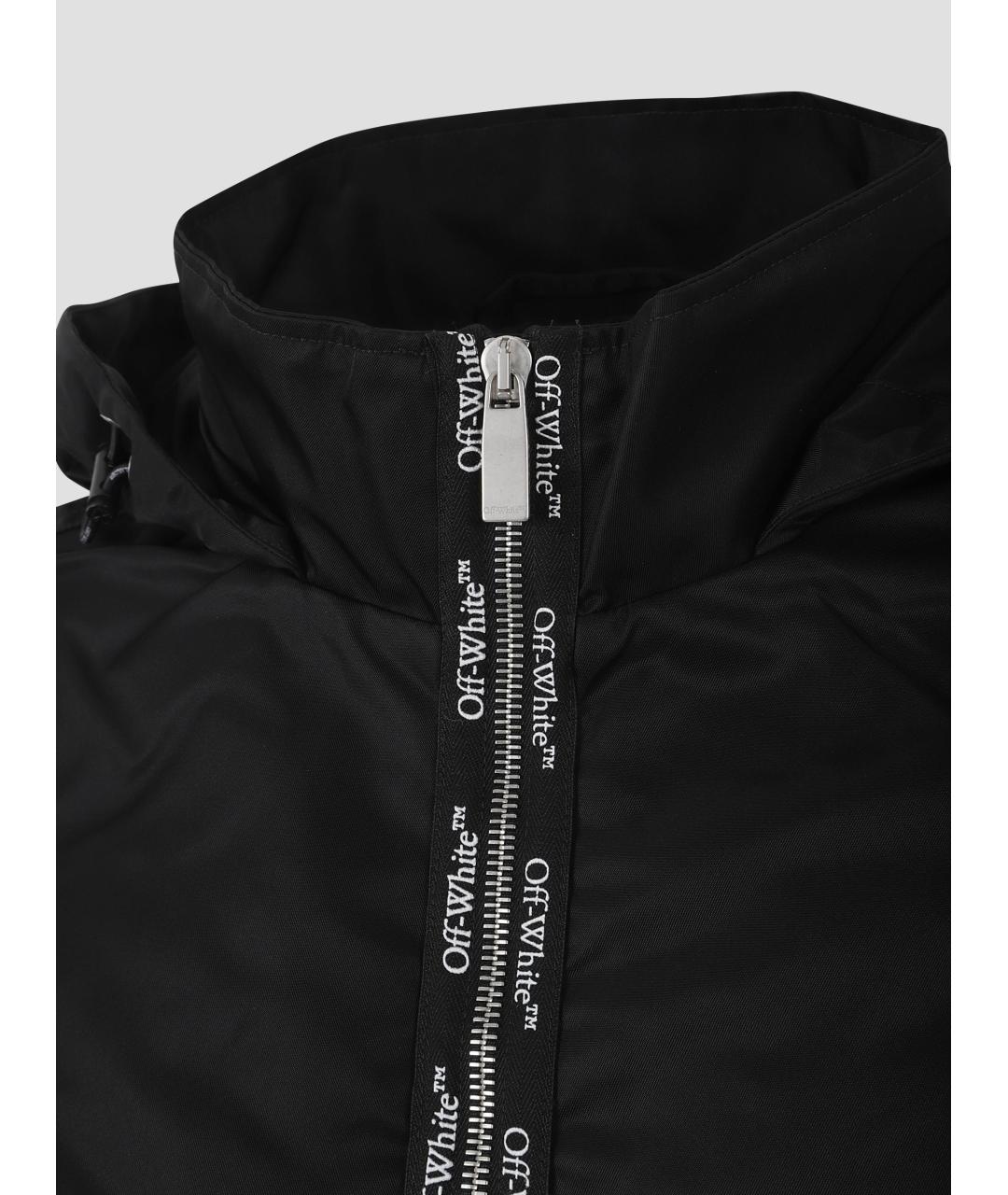 OFF-WHITE Черная полиамидовая куртка, фото 3