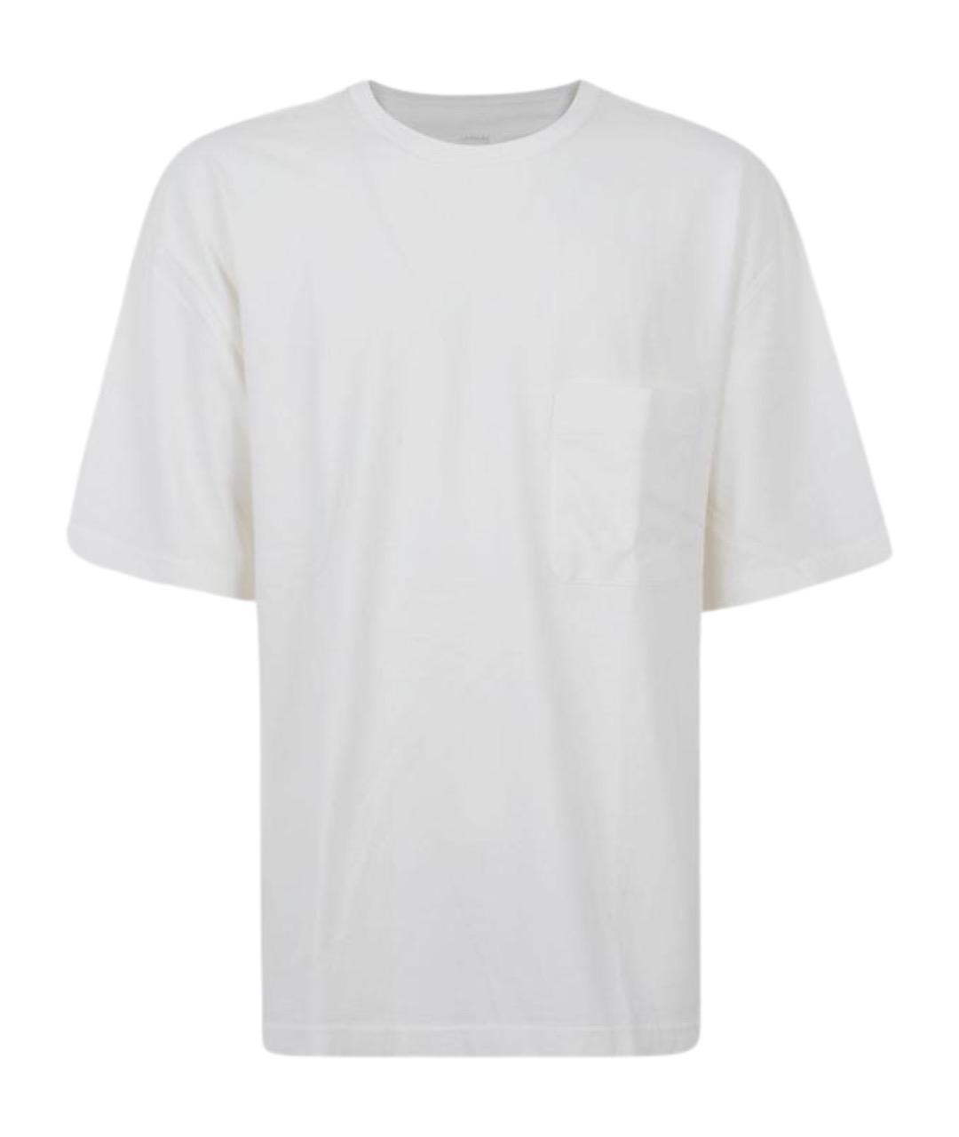 LEMAIRE Белая хлопковая футболка, фото 1