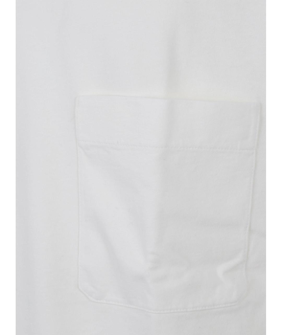 LEMAIRE Белая хлопковая футболка, фото 3